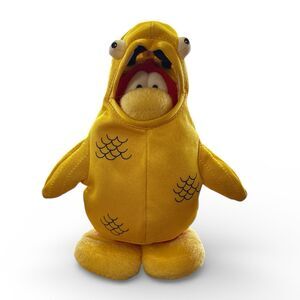 JAKKS 7" DISNEY CLUB PENGUIN SERIES 4 12TH FISH PENGUIN PLUSH SOFT TOY